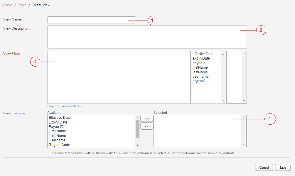 Create a Custom View